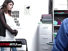 Shoplyfter Mylf - Darksome Haired Mother I'd Like To Fuck Pretending To Be Preggo Caught Stuffing Things Below Her Shirt