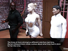 AWAM - Sex scene - Interracial threesome blowjob at the club - kimmytoons