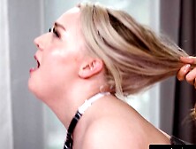 Reya Lovenlight seduces stepdaughter Eva Nyx with strapon to avoid punishment