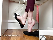 Dangling My Sweaty Ballet Flats - Sizetensolemates