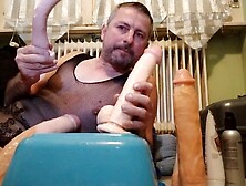 Gay Blowjob And Fetish Action With Dildo Play