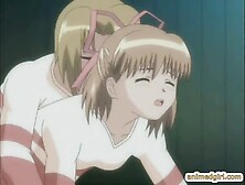 Cute hentai coed hot fucked in the shower