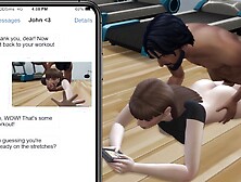 Desirable DDSims's interracial clip