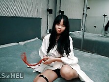 Cute Asian Teen Plays With Herself On The Bed While Waiting To Be Fucked - Baebi Hel