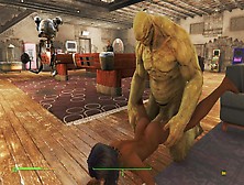 Chick With Large Melons And A Large With A Large Dick | Fallout Four Sex Mod