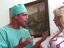 Spectacular nurse gets pussy slammed by her doctor