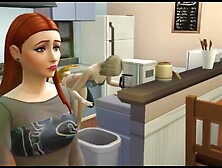 Girl Offended and Waiting in Line for Sex with a Guy | Porno Game 3d