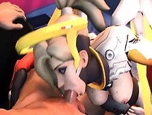 Game Busty Characters Gets Their Cunt Tore Open By Big Dick