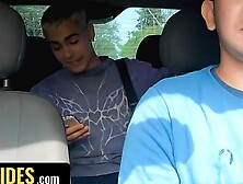 Cute Blonde Boy Edipo Rey Strokes Horny Driver Leo Blue's Cock In The Taxi Full Movie - Dick Rides