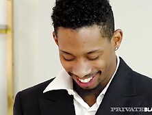 Excited brunette hair air hostess Anastasia Brokelyn desires black shlong! That babe has her lovely constricted cunt licked and