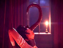 Lara Croft Tentacle Bondage