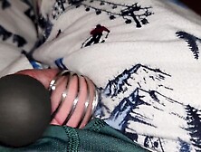 Chastity slave is allowed an orgasm.