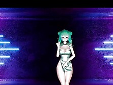 Sexy Miku In Hot Chinese Dress Dancing + Gradual Undressing (3D Hentai)