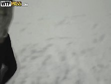 Sexy Girlfriend Lory Fantastic Fuck In The Snow