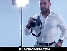 Playingmen. Com - Classy Model Ass Banged By Muscled Photographer In A Raw And Intense