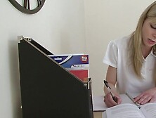 Student Catchers Scene 4 Skinny Blonde Bianka Brill With Small Tits Fucking With Facial After Class