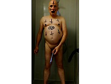 satan slave gerard undergoes a satan enema