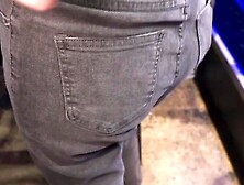 Phoebe Blue's Public Tease - Blowjob & Hand Job With Facial