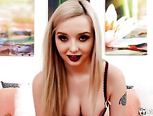 Beautiful Blonde Chick Lexi Lore Gets Impaled By A Curved Dick