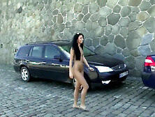 Gina Devine In Gina Nude In Prague - Hot Public Nudity