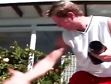 Nicole bangs the camera guy: Blowjob,  Babe & Milf Porn