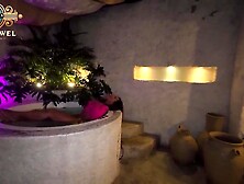 On vacation with Carla Morelli's large booty