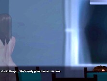 Summertime Saga - Hot mother I'd like to fuck gets fingered by her sexy superlatively good ally in the pool