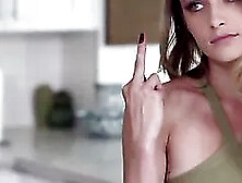 David Lee And Kyler Quinn In Her Stepbrother Dont Really Gotten Along.  They Cant Stop Sniping