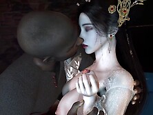 3D Asian Super Model Have Sex with BBC in the Car