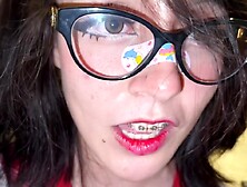 Nenet rides her stepdad with her massive white butt