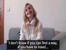 Blonde Eighteen wants cash for sex