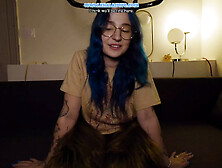 Shy Blue-Haired Girl Wants Your For The Party - French Roleplay Hairy
