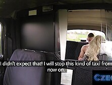 Blond Large Breasted Czech Taxi Driver gets what that babe craves - CZECHXXX