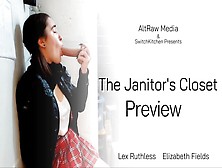 School Bitch Caught In Janitor's Closet (Preview) Switch Kitchen