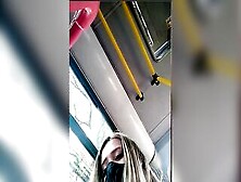 Loira Gostosa Masturba No Coletivo Bus Blonde Masturbating