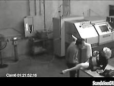 Co Workers Masturbating In Horny Office Warehouse