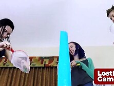 Graceful inamorata's striptease sex