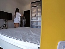 Жена Послушно Дала В Попку Другу Семьи Перед Приходом Мужа. Домашняя Измена