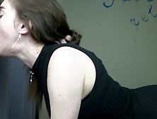 Stellar College Girl makes a Deep Oral.  Boy Romps and Pops in the Facehole.