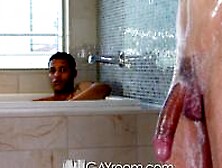 Gayroom Kevin Blaise Anal Fucks Fx Rios In The Bathroom