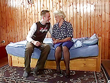 Grandma Pornstar Norma Bouncing On A Young Guys Hard Penis.