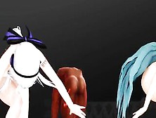 【Mmd】Miku & Haku - Killer Lady(+Remix)【R-18】