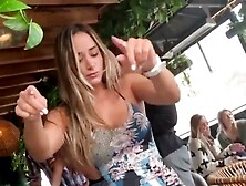 Sexy Brazilian Girl Dancing In The Bar