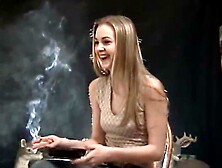 Ashlynn Smoking