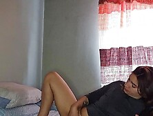 stepmom plays with a dildo