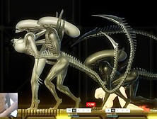 CUTE BLONDIE ANDROID BEING SCREWED BY MONSTER ALIENS GALERY - ALIEN QUEST EVE