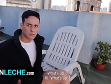 Leo Blue And Dimitri Star - Meets For A Quick Outdoors Fuck The Cute Hispanic Twink