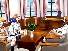 Intense hentai action with some hot spanish anime babes loving that cock