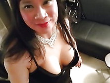 Black Satin Dress 1