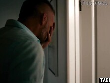 Strict stepdad teaches his 18yo teen stepdaughter about sex